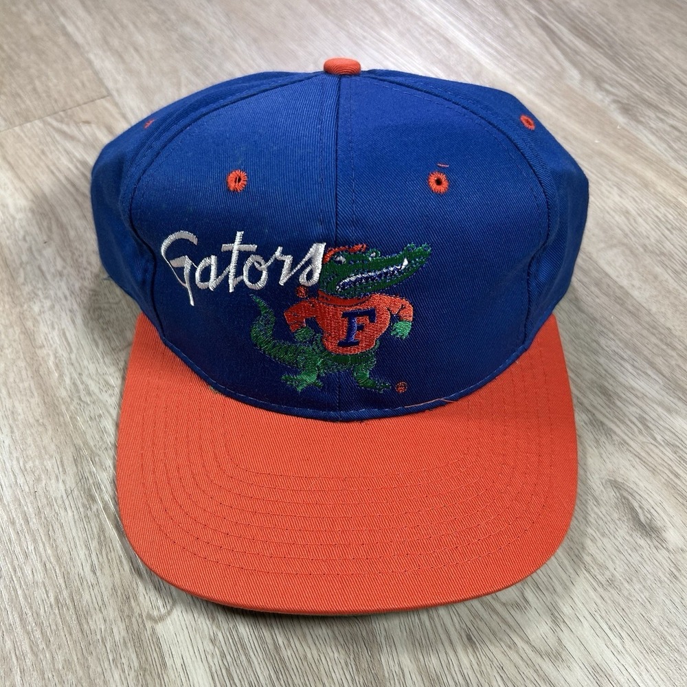 VTG Florida Gators Snapback Hat NCAA Collegiate Blue Orange Cap
